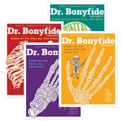 206 Bones Of The Human Body 4 Book Set Dr Bonyfide, KWYDRB4BB
