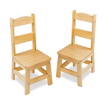 Wooden Chair Pair Natural, LCI8789