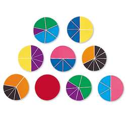Delx Rainbow Fraction Circles 51/Pk By Learning Resources