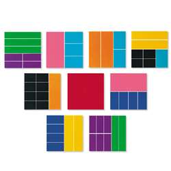 Delx Rainbow Fraction Squares 51/Pk By Learning Resources