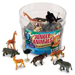Jungle Animal Small Figurines (Set Of 60), LER0697