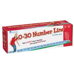 0-30 Number Line Floor Mat By Learning Resources