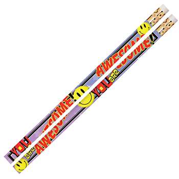 You Are Awesome 12Pk Motivational Fun Pencils By Musgrave Pencil
