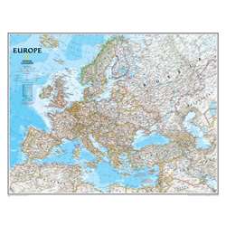 Europe Wall Map 30 X 24 By National Geographic Maps