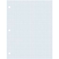 Graphing Paper Wht 2 Sided 500 Shts, PAC2414