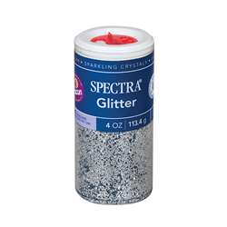 Glitter 4Oz Silver By Pacon