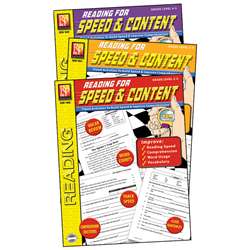 Reading For Speed & Content 3-Set Books, REM1043