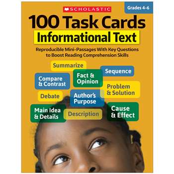 100 Task Cards Informational Text, SC-811299
