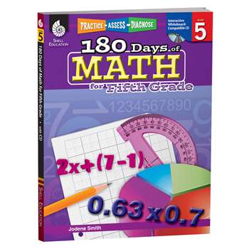 180 Days Of Math Gr 5 By Shell Education