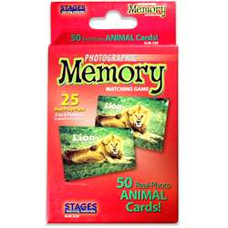 Animals Photographic Memory Matching Game, SLM220