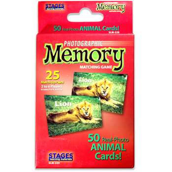 Animals Photographic Memory Matching Game, SLM220