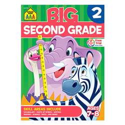 Big Second Grade Workbook By School Zone Publishing