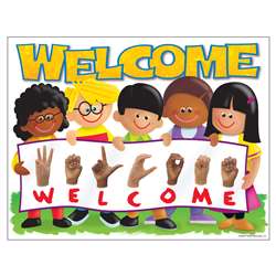 Chart Sign Language Welcome Trend Kids By Trend Enterprises