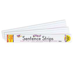 Wipe-Off Sentence Strips 30/Pk 24 X 3 By Trend Enterprises