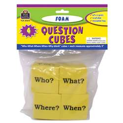 Foam Question Cubes By Teacher Created Resources