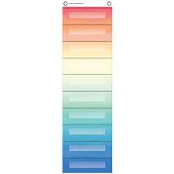 File Storage Pcket Chart Watercolor, TCR20842