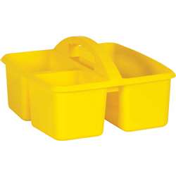 Yellow Plastic Storage Caddy, TCR20912