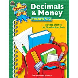 Pmp Decimals & Money Grades 3-4, TCR3326