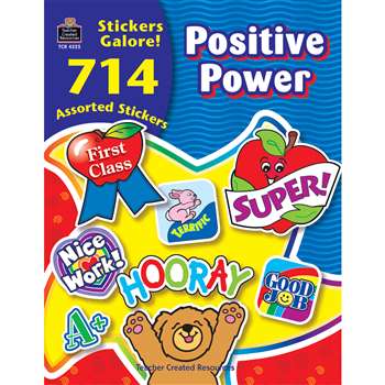 Positive Power Sticker Book 714Pk By Teacher Created Resources