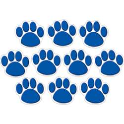 Accents Blue Paw Prints By Teacher Created Resources