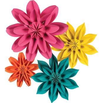 Beautiful Brights Paper Flowers, TCR8545