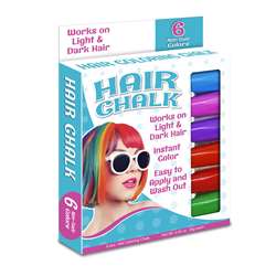 Hair Stix Hair Chalk 6 Colors, TPG682