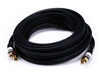 WholesaleCables.com 25ft Premium 2 RCA Plug/2 RCA Plug M/M 22AWG Cable - Black 2866