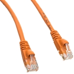 10X8-03100.5 6inch Cat6 Orange Ethernet Patch Cable Snagless/Molded Boot