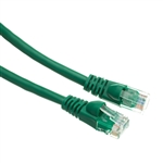 WholesaleCables.com 10X8-05101 1ft Cat6 Green Ethernet Patch Cable Snagless/Molded Boot
