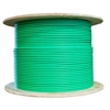 11X8-551NH 1000ft Green Plenum Shielded Green Cat6 Solid Cable Spool CMP 23 AWG