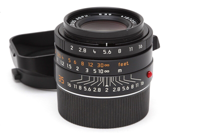 Leica Summicron-M 35mm f2 ASPH Lens with Hood (6 Bit, MFR# 11978) #42430