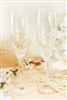 Crystal Swirl Wedding Toasting Glasses Champagne Flutes Engrav