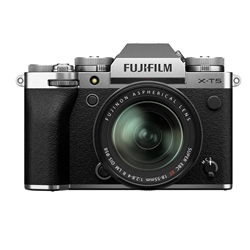 Fujifilm X-T5 Body, Silver w/ XF18-55mmF2.8-4 R LM OIS Lens