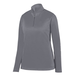 Augusta Sportswear Ladies Wicking Fleece Quarter-Zip Pullover