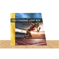 Angled Freestanding Light Box Display 108" X 96