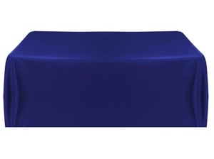 8ft Table Throw Cover 4-sided in navy