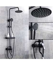 FontanaShowers Milan Thermostatic Oil Rubbed Bronze Sprayer Shower Faucet