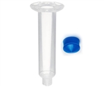 10cc Syringe Barrel with blue easy flow piston