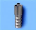 8mm barb to Male luer metal fitting TSD931-80MB