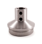 Stainless Steel Slotted End Cap Rounded for Tube 1 2/3" Dia.