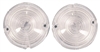 1957 Chevy Clear Parklight Lenses, ''Guide'' - Pair