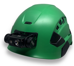 OPG 1000 Lumen Metal Headlamp with Night Vision Red and Helmet Mount Kit