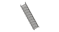 8' Universal Stair Stringer and Treads