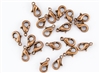 Lobster Claws Clasps 10mm - Antique Copper