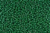 11/0 Miyuki Japanese Seed Beads - Dyed Opaque Bright Forest Green Luster #2538L