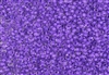 6/0 Matsuno Japanese Seed Beads - Luminous Bodacious Purple Lined Crystal #222A