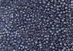 6/0 Matsuno Japanese Seed Beads - Blueberry Frosted Stardust #F323A