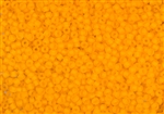 8/0 Matsuno Japanese Seed Beads - Milky Neon Apricot Frosted #F202A