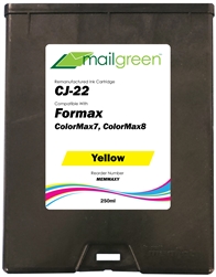 Formax Compatible CJ-22 Yellow Ink Cartridge for ColorMax7 and ColorMax8 Memjet Printers