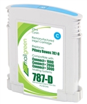 Pitney Bowes 787-D Compatible Cyan Ink Cartridge for SendPro P / Connect+ Series Postage Meters